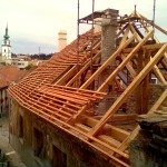 2. Rekonstrukce historické střechy v Třebíči chráněné UNESCO_Starwork
