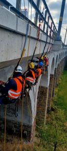 Sanace a injektáže železničního viaduktu