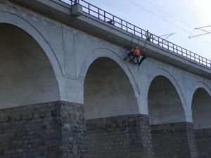 Sanace a injektáže železničního viaduktu